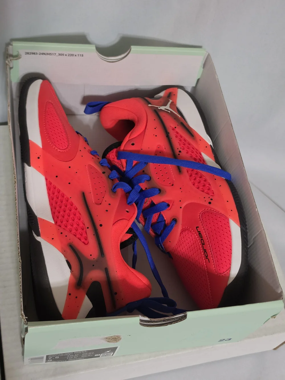Air Jordan Heir Series (2025) 'Bright Crimson/Racer Blue/Sail' US Men Size 7.5